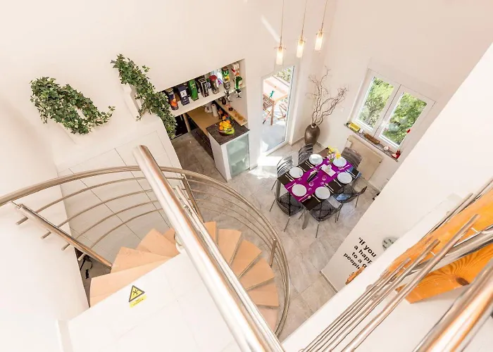 Lägenhet Atemberaubendes Penthouse Auf Zwei Etagen Mit Whirlpool Und Panoramablick Crikvenica