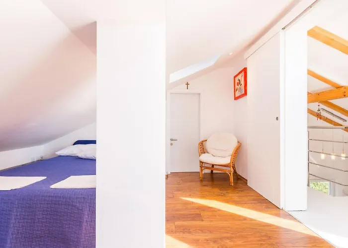 Atemberaubendes Penthouse Auf Zwei Etagen Mit Whirlpool Und Panoramablick Lägenhet Crikvenica